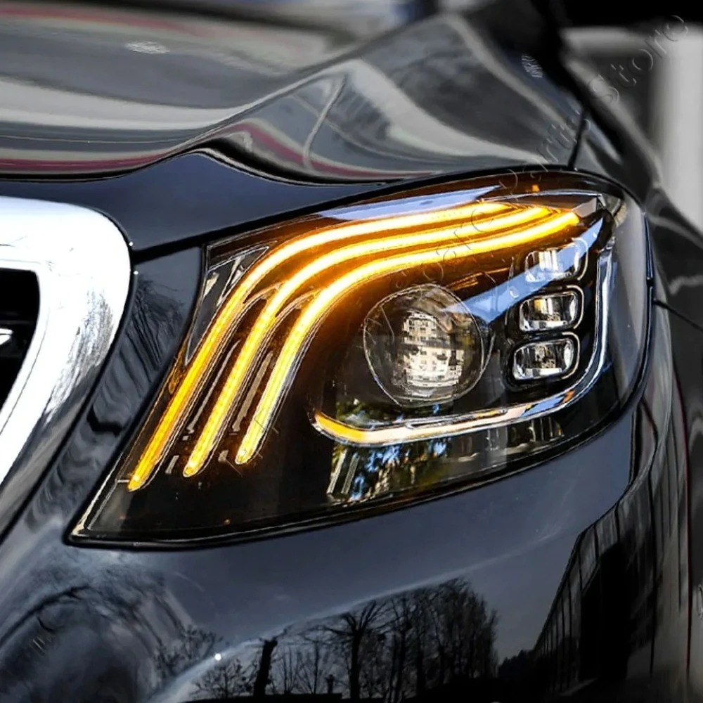 Factory Wholesale High Quality LED Headlights for  2014-2017 S-Class W222 Upgrade New Edition